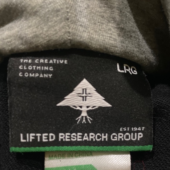 LRG Black Hooded Jean Jacket - Picture 15 of 16